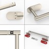 RUACQ Paper Towel Holder Under Cabinet, Wall Mounted or Adhesive