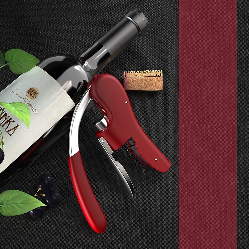 KEISSCO Wine Opener Vertical Lever Corkscrew Wine Bottle Opener with