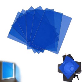 Pellicola blu filtrante 10 pezzi pellicola per lampade 30x30 cm pellicola resistente al calore 0.3 mm per fotografia decorazioni fai da te protezione occhi luci LED