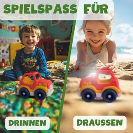 BIOPLAY® Jeep Organic Plastic Sustainable Toy from 1 Year for Boys and Girls Indoor and Outdoor Off-Road Vehicle SUV Off-Road Vehicle Off-Road Vehicle 4x4