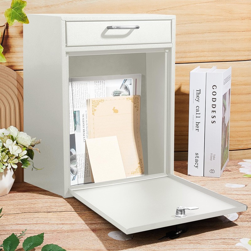 Yaocom Locking Mailbox with Key for Outdoor 18 x 15