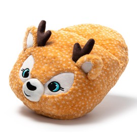 JOMIX Winter Foot Warmer for Women and Children, Funny Foot Heating Without Electricity, Ultra Warm Heat Cushion, Stuffed Toy, Reindeer