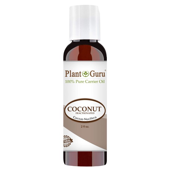 Fractionated Coconut Oil 2 oz. 100% Pure MCT Natural Carrier