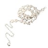 Damara Women Metal Circle Series Hip Waist Chains,Silver