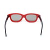 Ultra 4 Pairs Red Black Kids Passive 3D Glasses Children