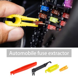 Be In Your Mind 8pcs Fuse Puller Pliers Mini Fuse Extractor Puller Automotive Car Fuse Clip Fuse Remover Tool Fuse Insertion Tool for Car Bike Quad ATV