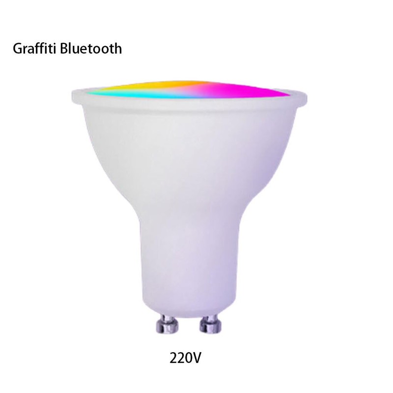 RGB CW GU10 Voice-Activated Spotlight Memory Function and Group Control