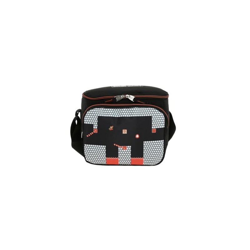 Lonchera Negra Mario Bros 1818