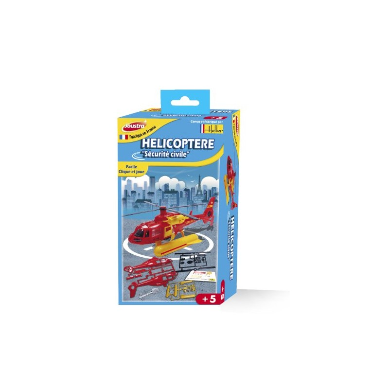 Joustra - 40030 - Jeu de Construction - Hélicoptère Sécurité