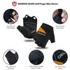 warrior gears Half-Finger Cycling Gloves - Lightweight Bicycle gloves -