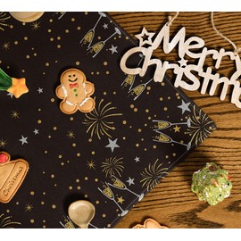 Artoid Mode Happy New Year 2025 Tablecloth, Winter Table Linen, Kitchen Table Decoration, Indoor, Holiday, Party Decor, 85 x 85 cm