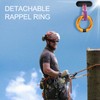 Rappel Ring 12mm Opening Detachable Climbing Connector Belay for Rock