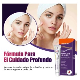 Gel Facial Anti-piel Acne Contiene Adapalene Para Piel Acne