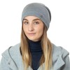 LIERYS Fine Merino Oversize Beanie Men - Knitted Hat Lined