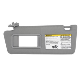 CRAZYPARTS Driver Side Sun Visor Compatible with Toyota Tacoma 2005-2015 Sun Shade Replacement 7432004210B0 Color Gray