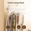 Deasolin Wall Mounted Clothes Drying Rack, Laundry Clothes Hanger Rack