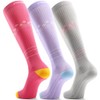FITRELL 3 Pairs Compression Socks for Women and Men 20-30mmHg-
