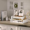 Ballucci 3-Tier Desk Organizer with 2 Side Mail Sorter Slots,