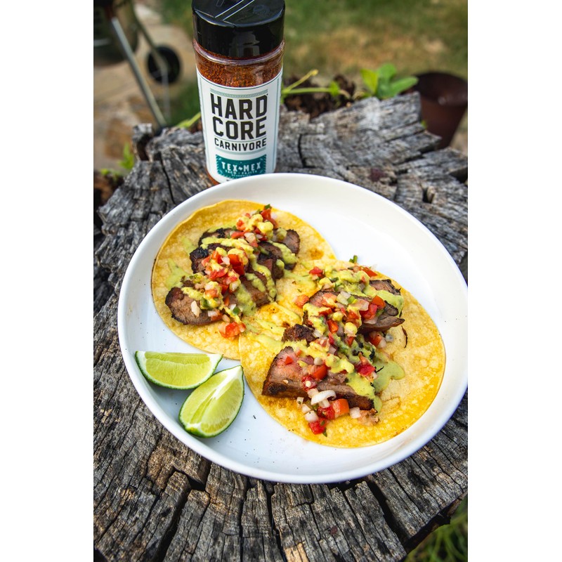 Hardcore Carnivore Tex Mex: Taco, Fajita and Grilling Seasoning (48