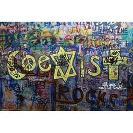 Studio B Coexist Graffiti Poster