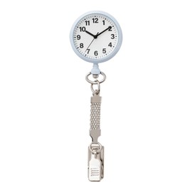 Clefer NB-AL379-BL Women's Pocket Watch, Nurse Watch, Analog Hook Chain, Blue, blue, Retro