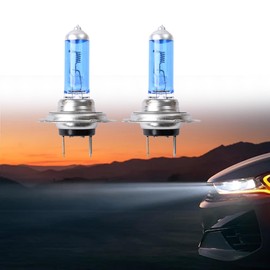 HAOBO 2PCS Halogen Light Bulb, Car Super Bright LED Bulb, H7 LED Bulbs, 12V 100W Low Beam and Fog Replacement Bulb, Plug-and-play, Super Bright Car Hod Halogen Lamp for Most Cars