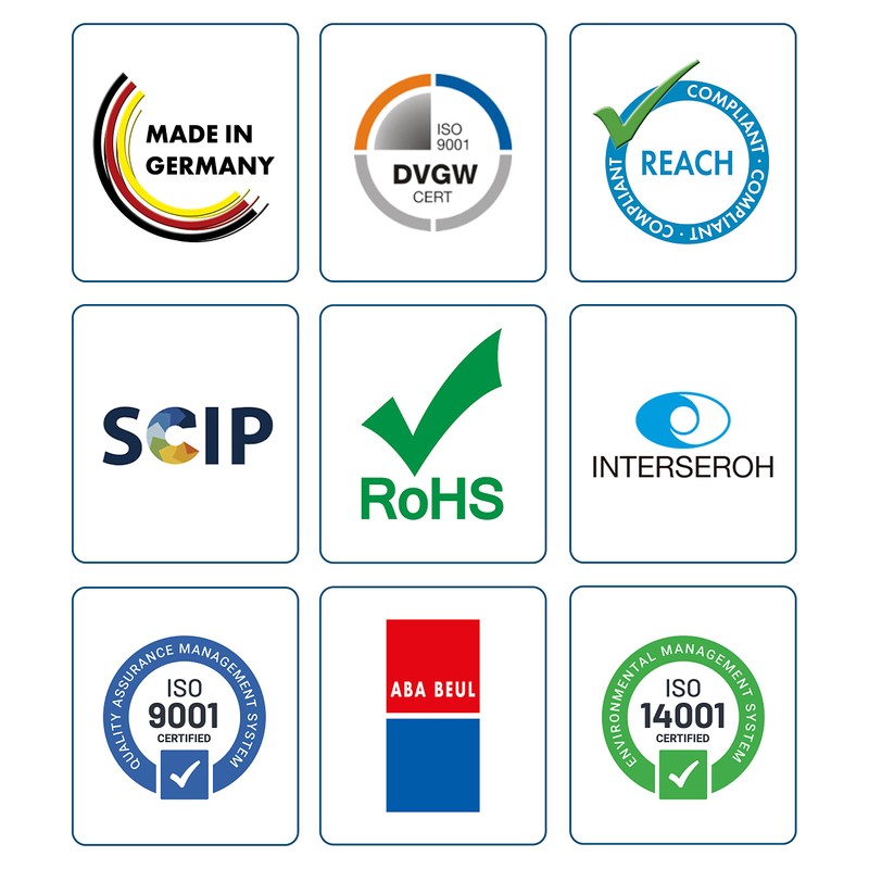 ABA Beul 20011.012.2 Round Cap with EPDM Washer and Internal