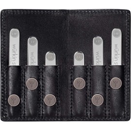 Würkin Stiffs Surtido Power Stays - Juego de collar magnético para estancias de viaje, funda tipo portafolios de piel, regalo para hombres, visto en Shark Tank