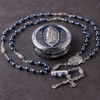 HanlinCC 6mm Glass Pearl Beads Catholic Our Lady of Guadalupe