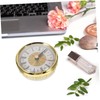 FUNOMOCYA Retro Quartz Clock Insert Round DIY Clock Face with