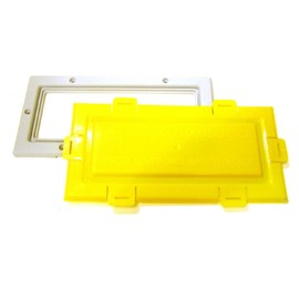 Airbrick Flood Water Defence Protection Cover with Grey Coloured Frame