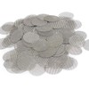 Stainless Steel 50 Pcs Pipes Screen Silver Filters Screens Pipes