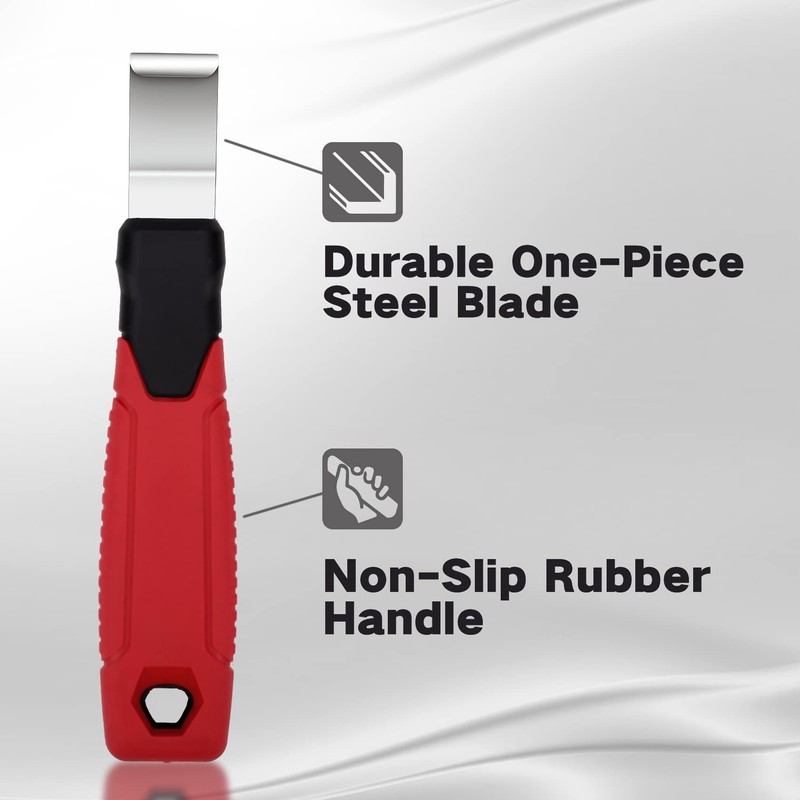 Vinyl Siding Removal Tool with Extra Long Handle- Steel Blade