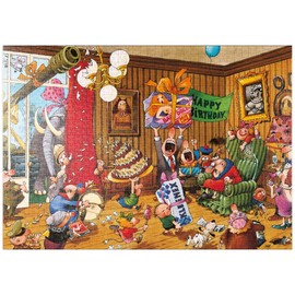 Birthday - Jean-Jacques Loup - Cartoon Classics - Premium 1000 pieces Puzzle - MyPuzzle special collection from Heye Puzzle