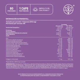Multivitamínico Para Mujer 80 Cápsulas Sin Sabor Suplemento Alimenticio  LIFE360                                                                      