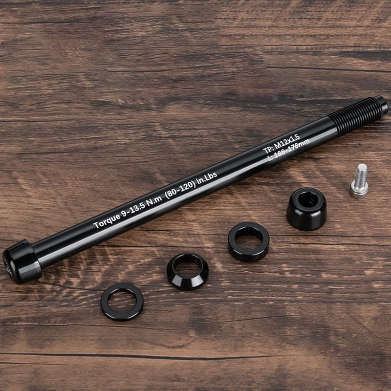 ZYWUOY Bicycle Trainer Axle Spike Aluminum Alloy M12x1.5 160-172 Conversion