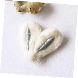 ABOOFAN 3sets Easter Bunny Ear Charm Soft Fabric Bunny Ears for Diy Ideal for Jewelry Making and Craft Projects 20pcs*3