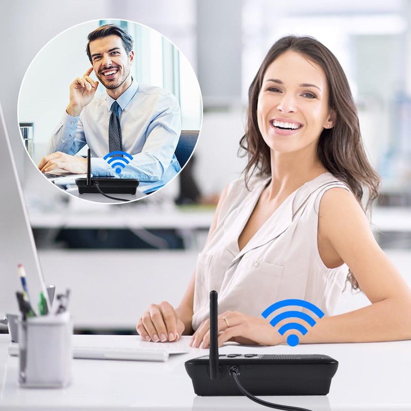 Wuloo Intercoms Wireless for Home 1 Mile Range 22 Channel