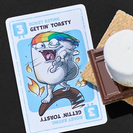 Hasbro Gaming Arschmallows Game | Marshmallow Butt Game | Funny Party Card Games for Teens, Adults, and Families | 2 to 6 Players | Indoor Summer Activities | Ages 13+ (Amazon Exclusive)