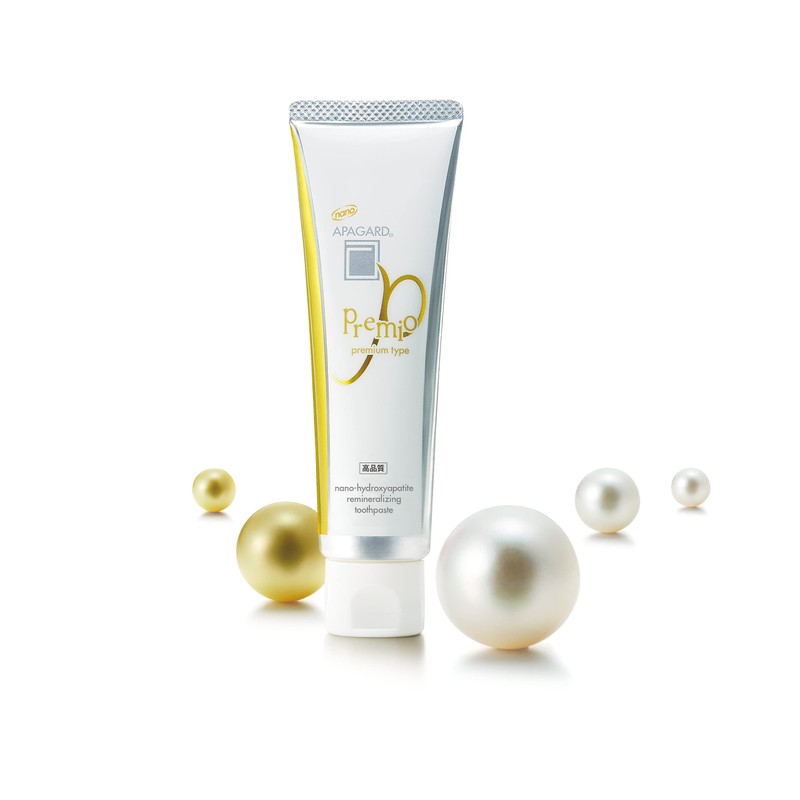 APAGARD® PREMIO Remineralising Nano Hydroxyapatite Toothpaste - for Naturally Whiter