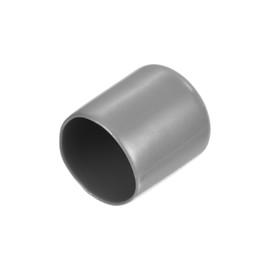 sourcing map 20pcs Rubber End Caps Protective Caps 27mm ID Vinyl PVC Round Tube Bolt Cap Cover Screw Thread Protectors, Light Grey