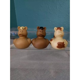 2" Horse Rubber Ducks- Set of 3 -Bronco Bucking, Ducking J33PS, & Cruises