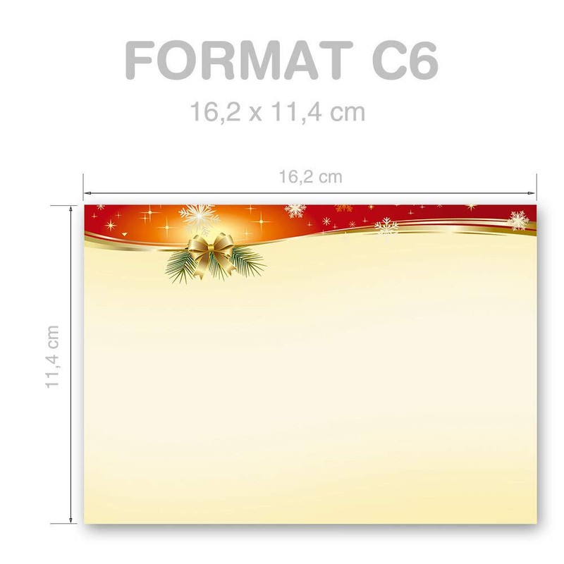25 Envelopes Contemplative Christmas DIN C6 (162 x 114 mm)