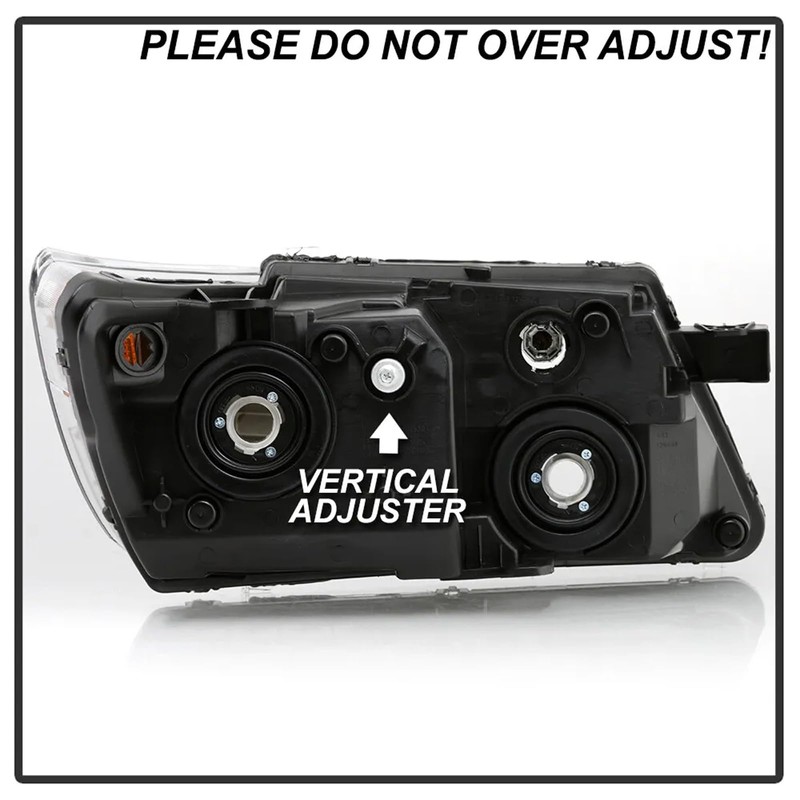 SAFAUTOPARTS Headlights Assembly Pair for 2009-2020 Dodge Journey Halogen Headlamps