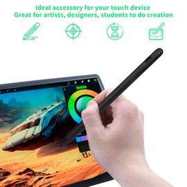 Active Stylus for Lenovo Yoga 7i/9i 2-in-1 Pen, Electronic Digital Pencil Compatible with Lenovo Yoga 7i/9i Stylus Pens,Good for Sketching and Note-Taking Pens with Type-C Rechargeable, Black
