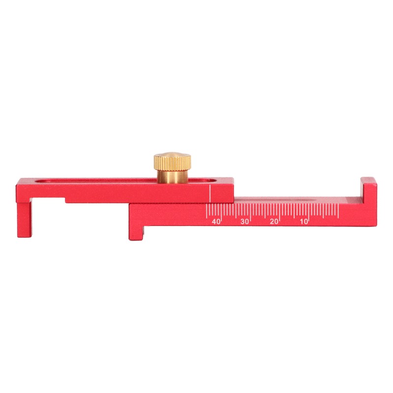 Depth Measuring Ruler Saw Gaps Gauge Aluminium Alloy 5‑40mm Tool