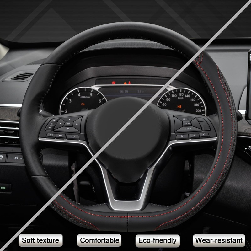 West Llama Customized Auto Car Steering Wheel Cover for Nissan,D