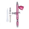Airbrush Gun Pink 0.3mm Diameter Nozzles Portable Air Brush Painting