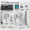 BARE BARREL® Mixology Bartender Kit Bar Set | 16-Piece Cocktail