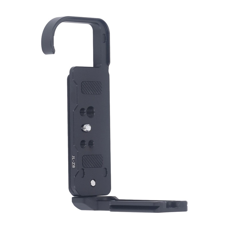 L Bracket Quick Release Plate Aluminum Skeleton Design 1/4 Inch